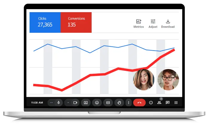 구글 광고 화상 회의